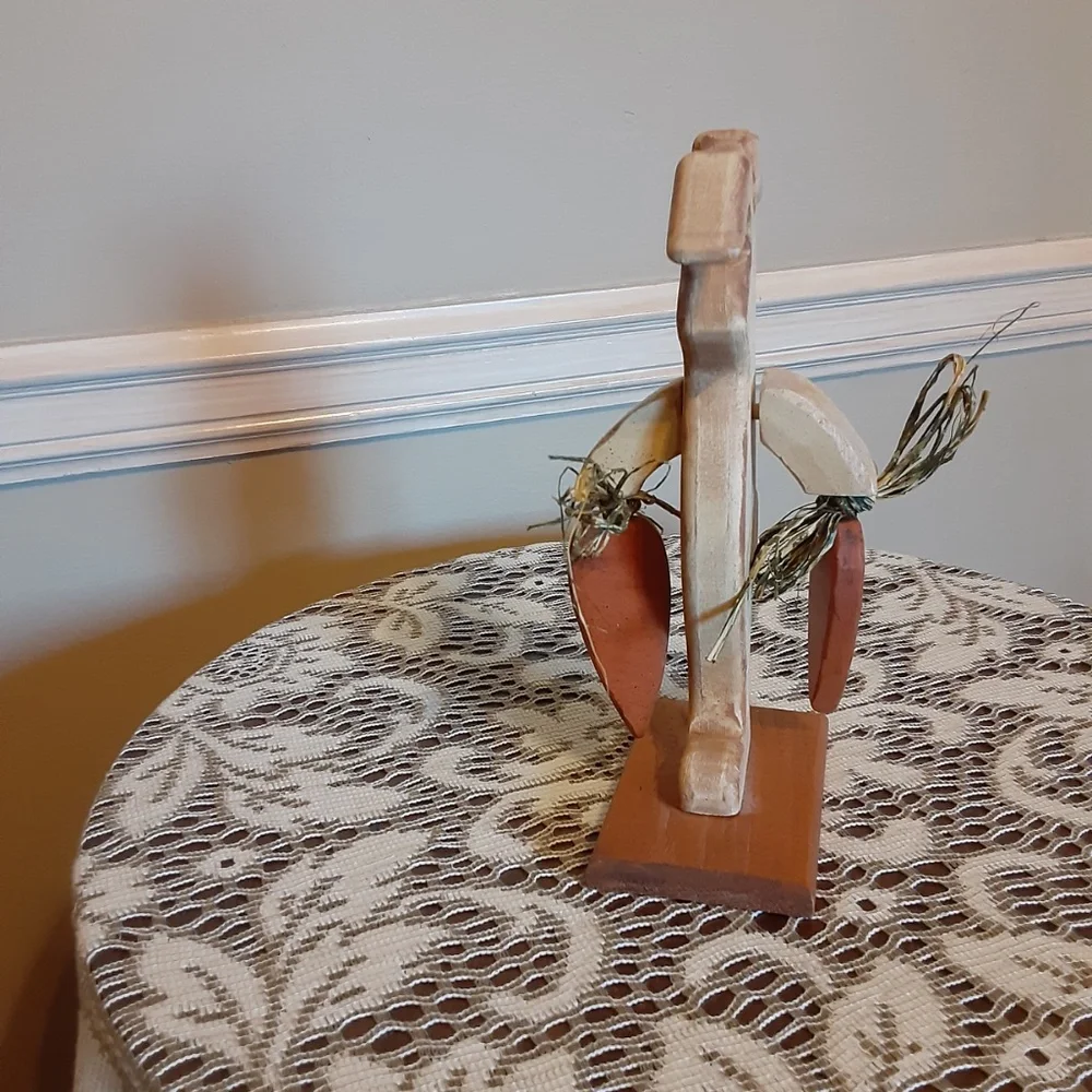 Wood Rabbit with Movable Arms